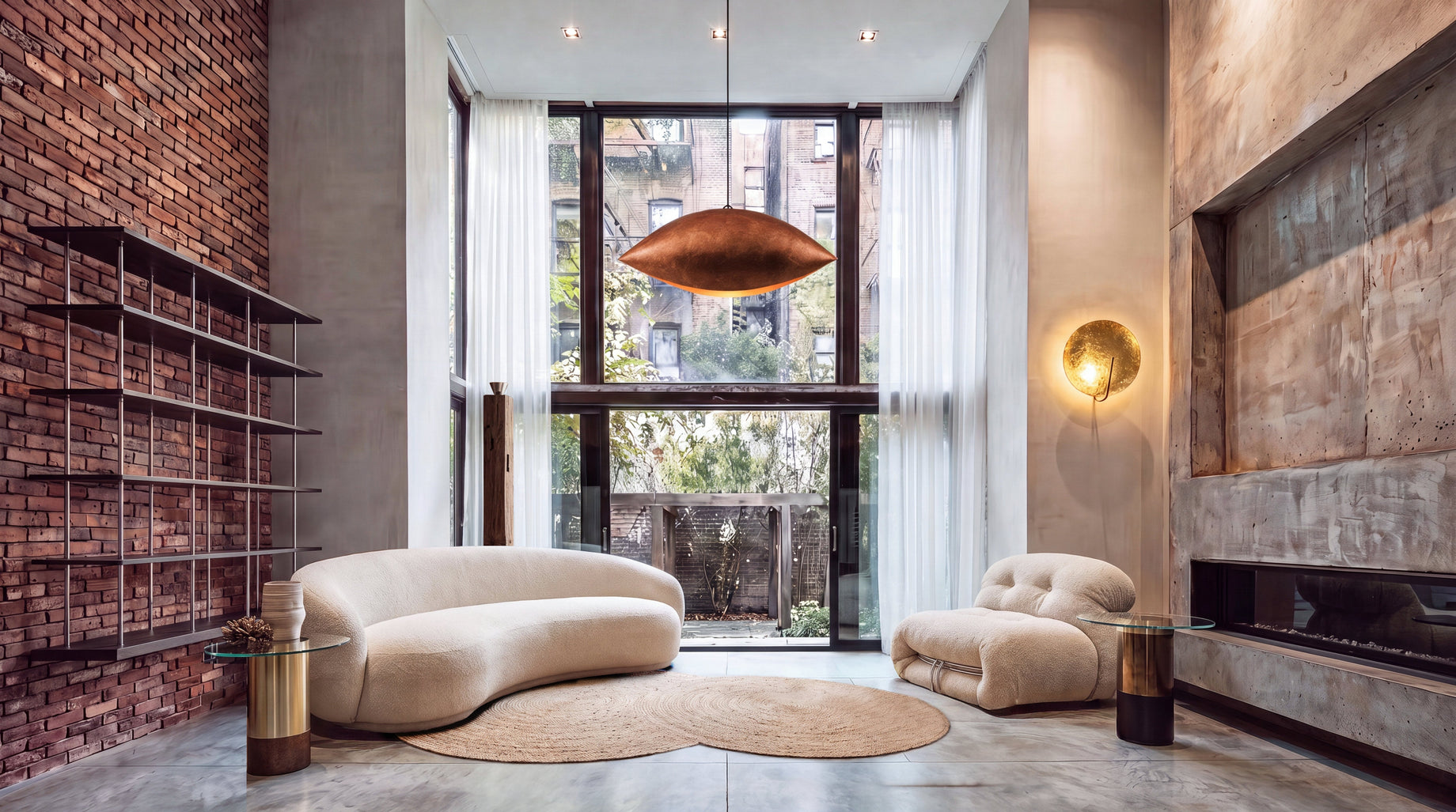 80 Washington Place, New York - Living Room Interior