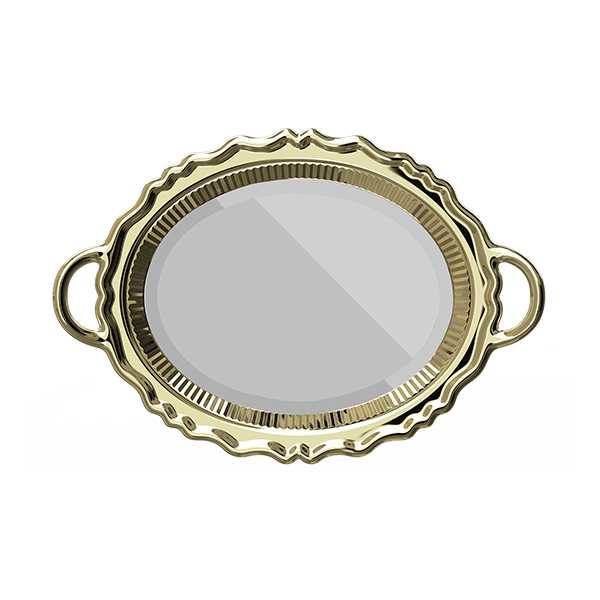 PLATEAU MIROIR METAL - view 1