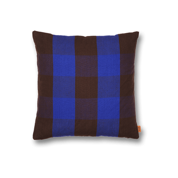 Grand Cushion Chocolate&Bright Blue - view 1