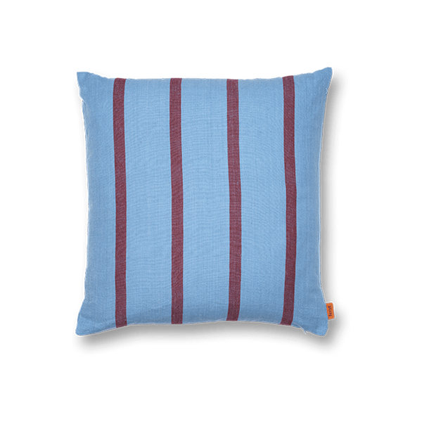 Grand Cushion Faded Blue&Burgundy - view 1