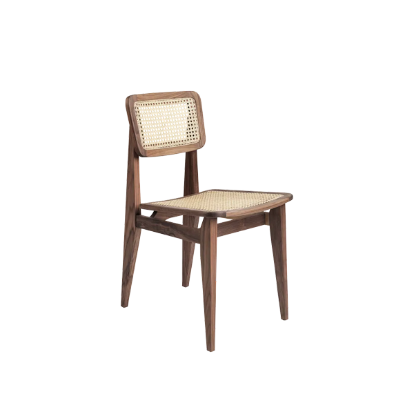 C-Chair French Cane American Walnut - view 1