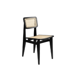 C-Chair French Cane Black Stained Oak - view 1