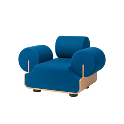 Mvphe Armchair_Bright Blue - view 1