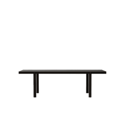 PRINCIPAL DINING TABLE - SMOKED STAINED - view 1