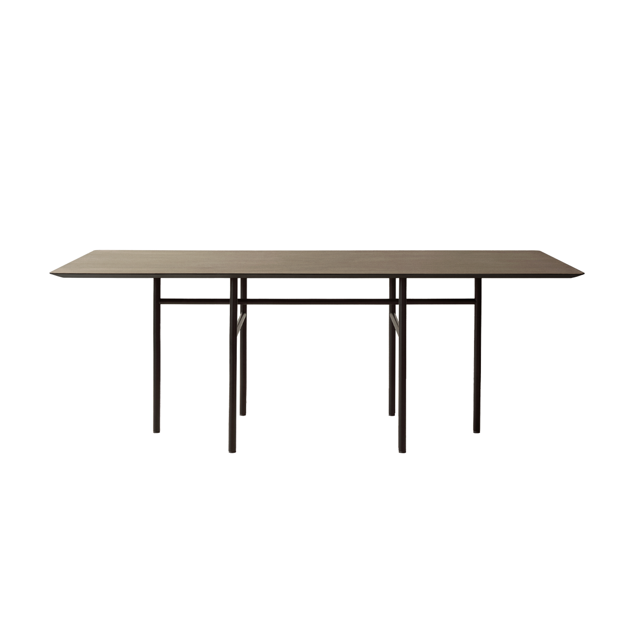 Snaregade Dining Table Rectangular Black/Dark Stained Oak - view 1