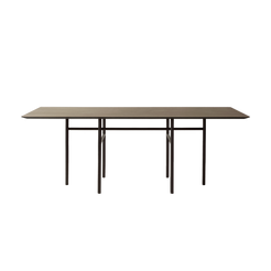 Snaregade Dining Table Rectangular Black/Dark Stained Oak - view 1