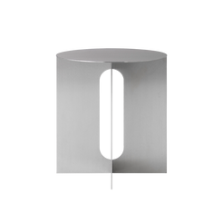Androgyne Side Table Brushed Steel - view 1