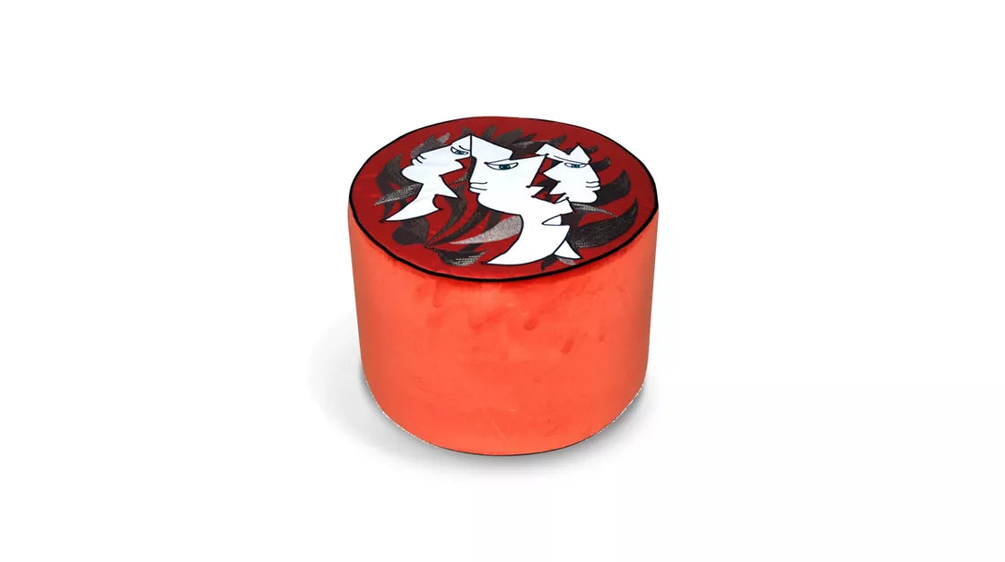 flammes - jean cocteau | ottoman