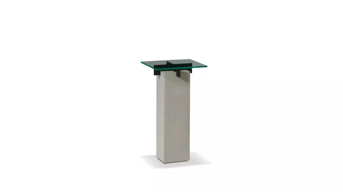 ténéré | pedestal table - metal crossbars