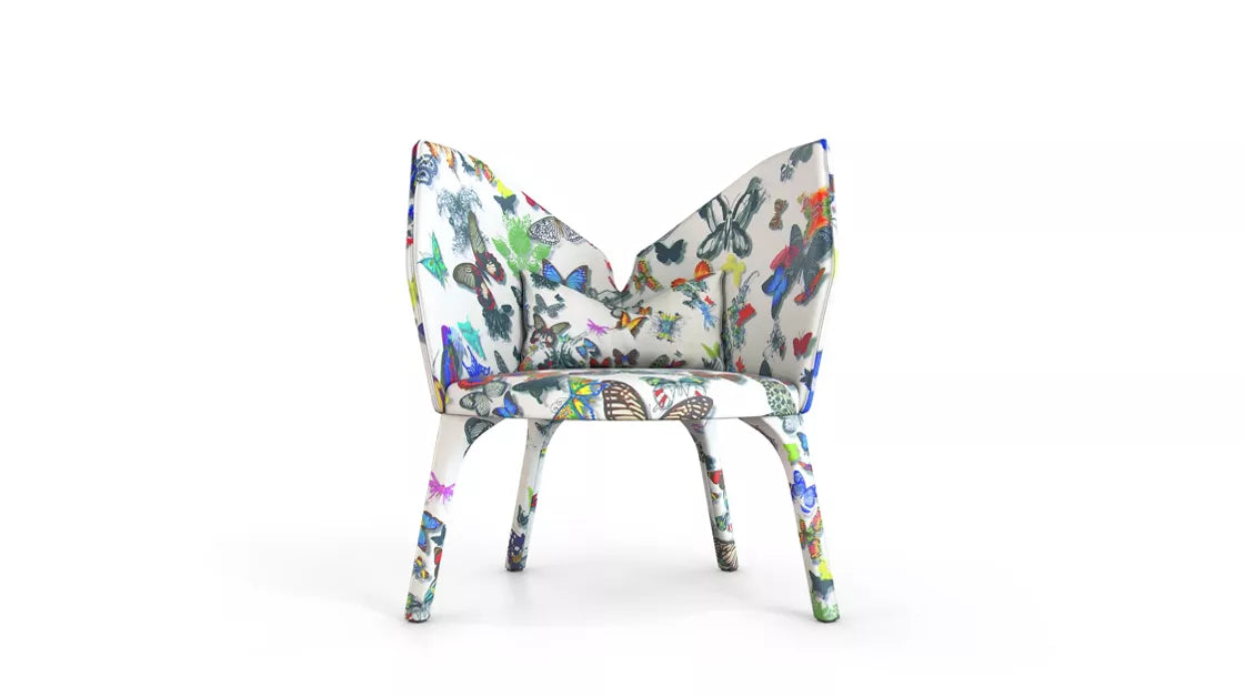 lady b. | armchair - butterfly parade christian lacroix