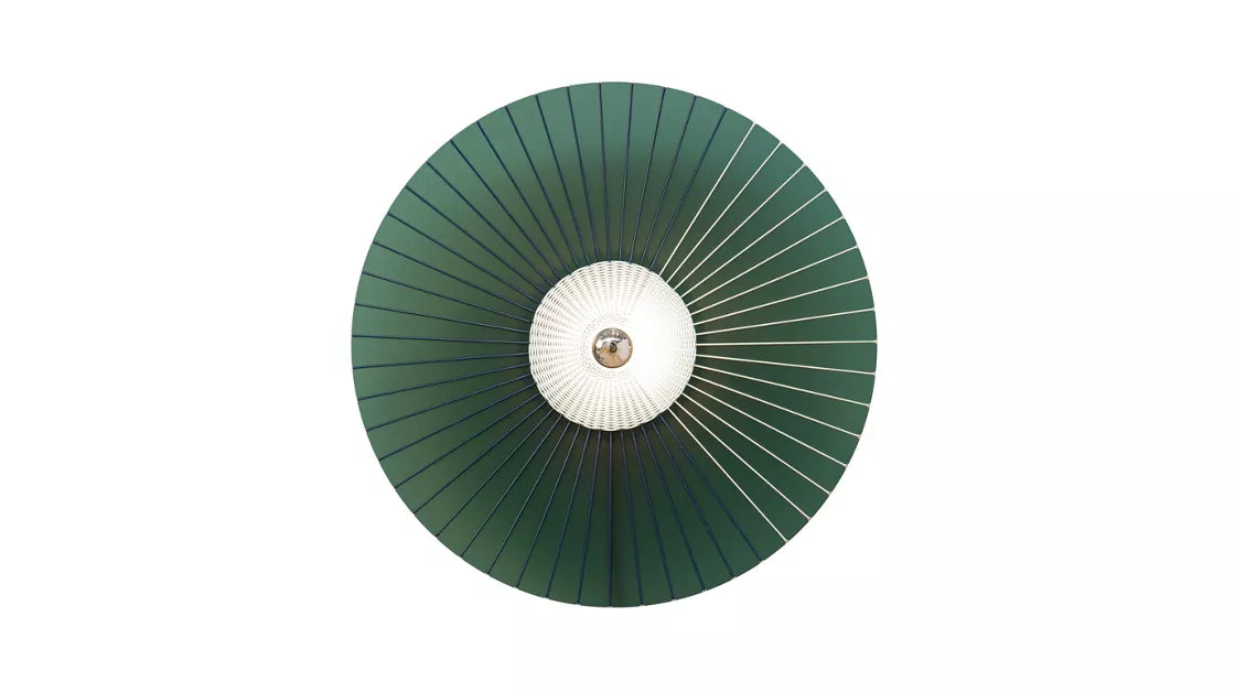 rays | green wall lamp