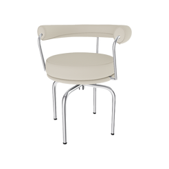 LC7 Swivel Chair Cream - view 1