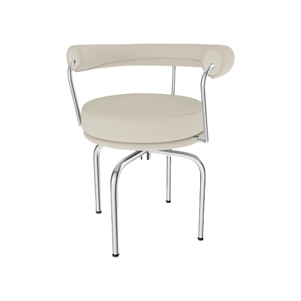 LC7 Swivel Chair Cream - view 1