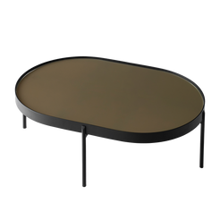 NoNo Table Large Brown Glass - view 1