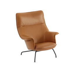 DOZE LOUNGE CHAIR REFINE COGNAC/ANTHRACITE BLACK - view 1