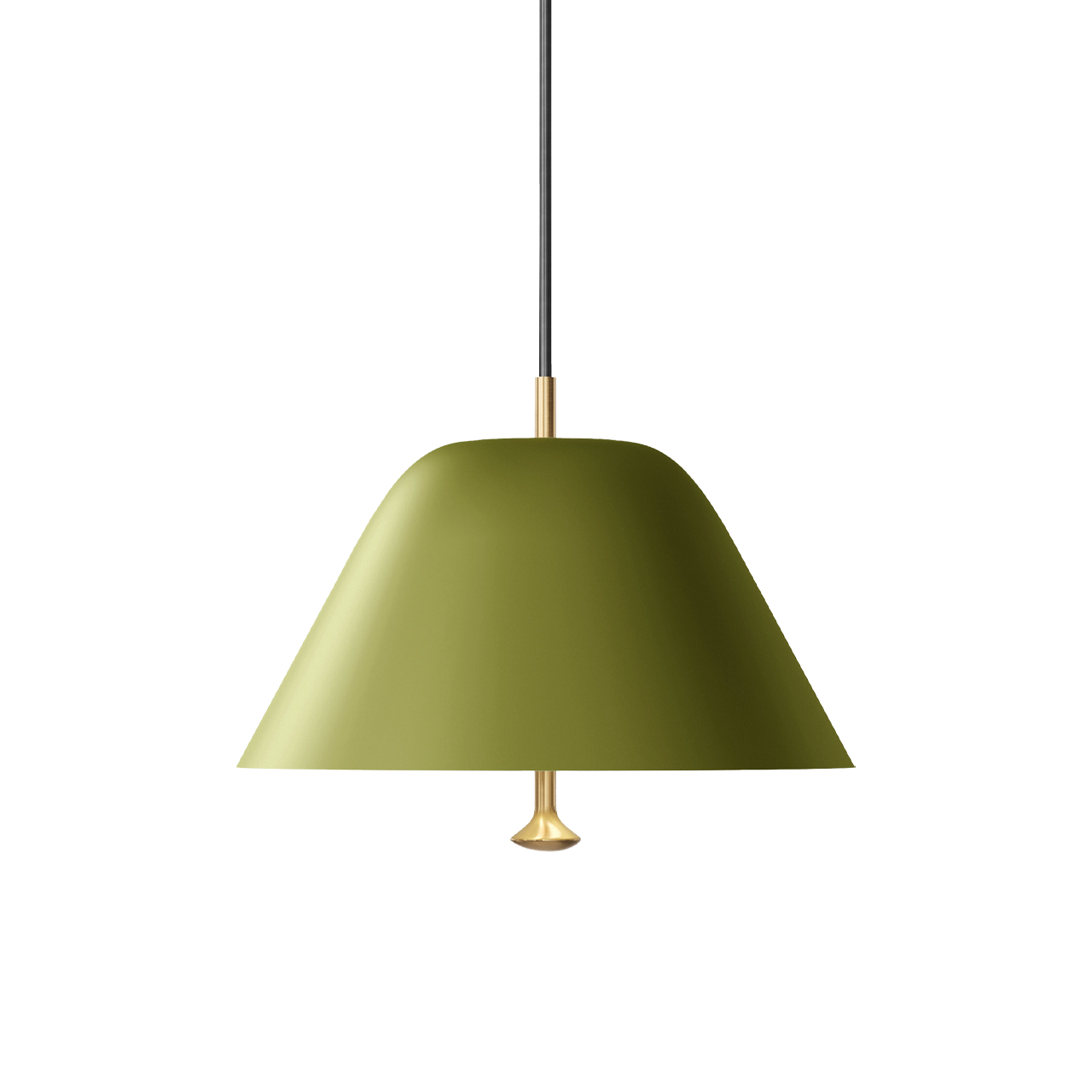 Levitate Pendant dia.28 Sage Green/Brass - view 1