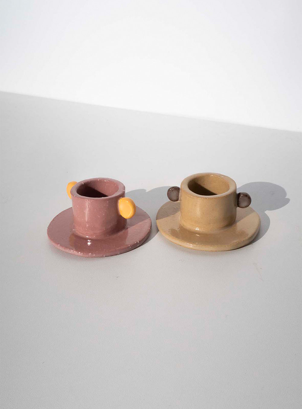 Two-Tone Circle Candle Holder