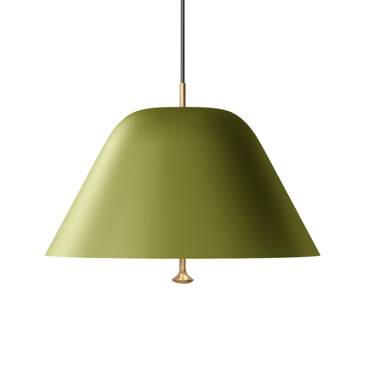 Levitate Pendant dia.40 Sage Green/Brass - view 1