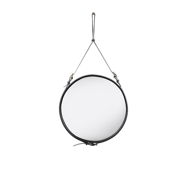 Adnet Wall Mirror Small dia.45 Black - view 1