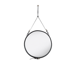 Adnet Wall Mirror Small dia.45 Black - view 1