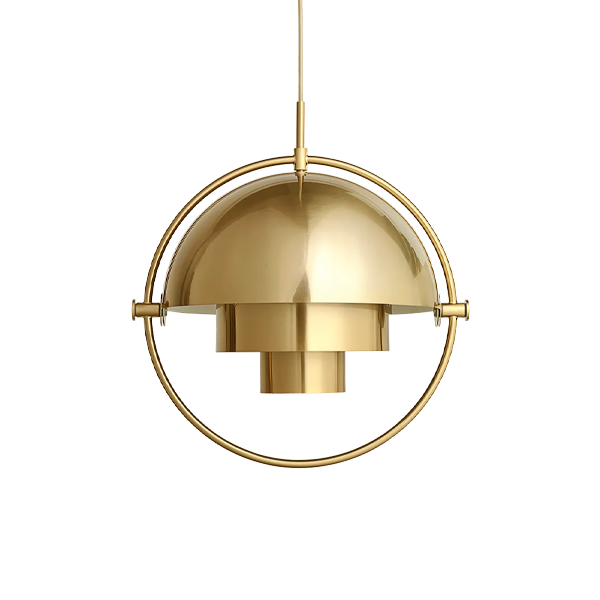 Multi-Lite Pendant shiny brass (All Brass) - view 1