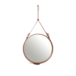 Adnet Wall Mirror Medium dia.58 Tan - view 1