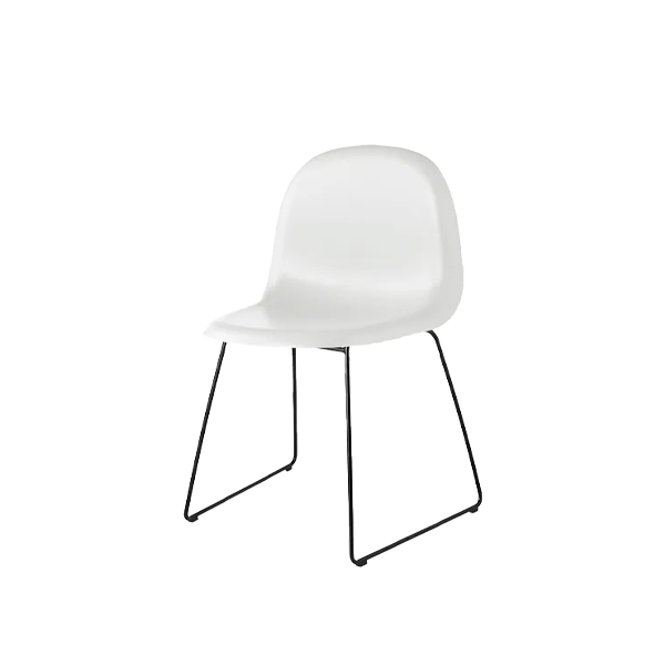3D Dining Chair Soft White - view 1