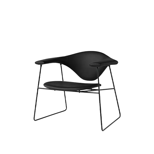Masculo Lounge Chair Black - view 1