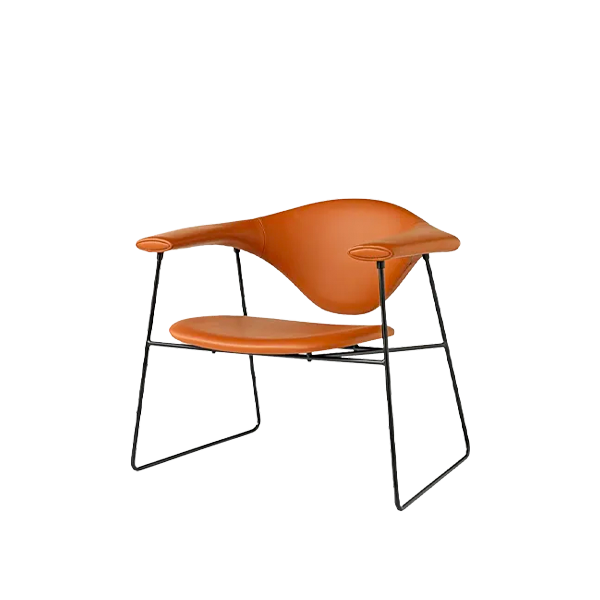 Masculo Lounge Chair Cognac - view 1