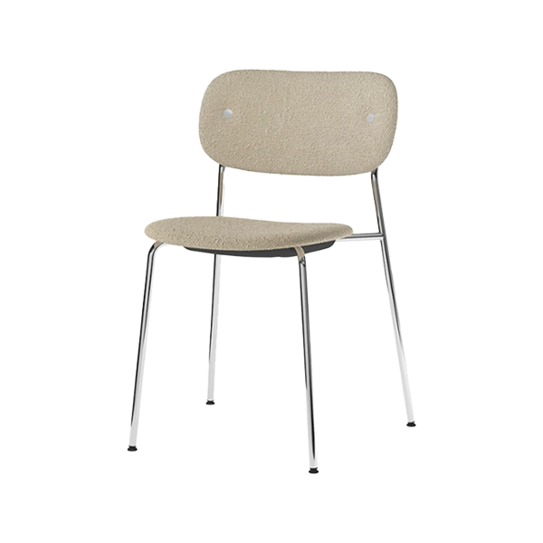 Co Chair Chrome/Boucle02 - view 1