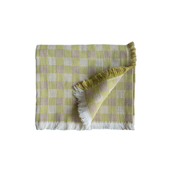 Poppy Throw Green 130 x170 - view 1