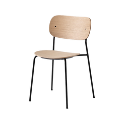 Co Chair Black/Oak - view 1