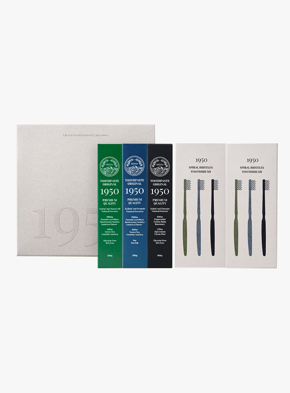 1950 Jeju Organic Toothpaste & Toothbrush Set