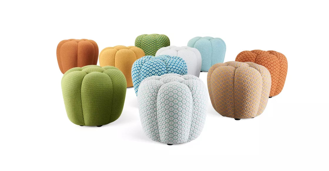 apex outdoor | ottoman - equateur fabric