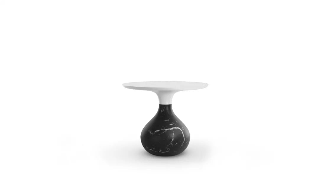 aqua | pedestal table - matte