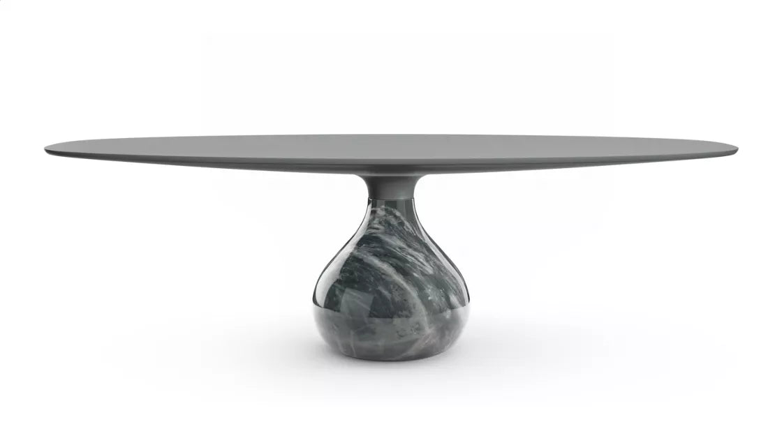aqua | oval dining table