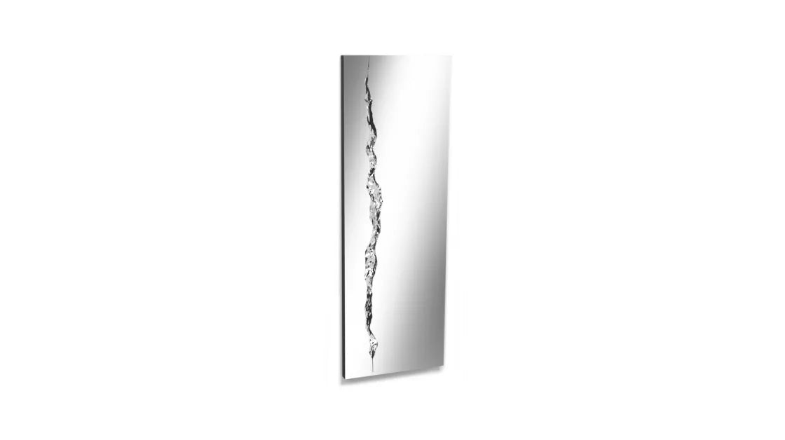 break | rectangular mirror