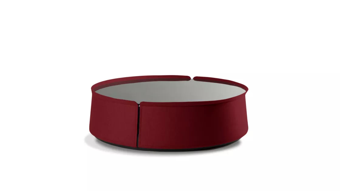 corum | cocktail table - natural wool felt