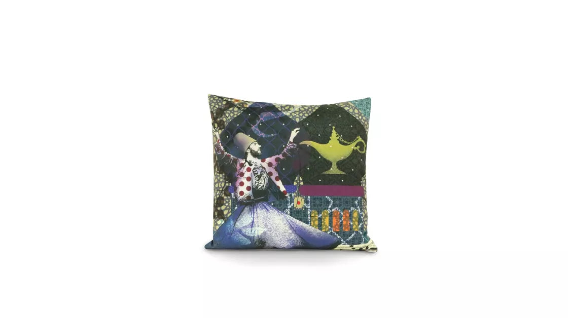 globe trotter | Orient Express Prune cushion