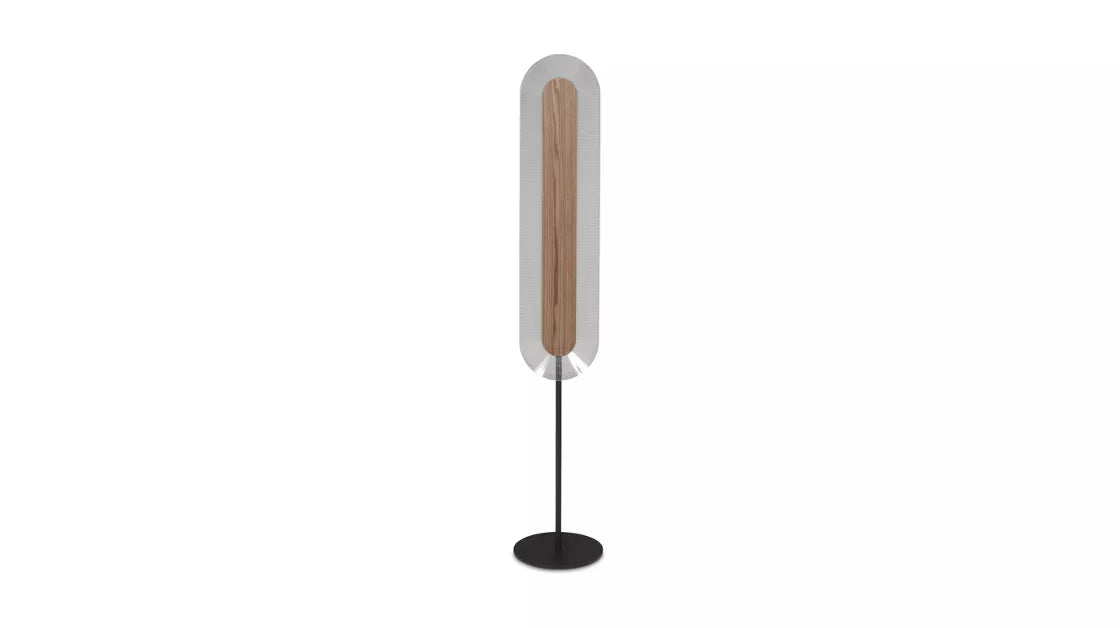 dorienne | Canaletto walnut floor lamp