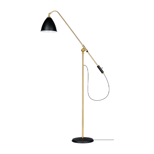 Bestlite BL4 Floor lamp charcoal(black/brass) - view 1