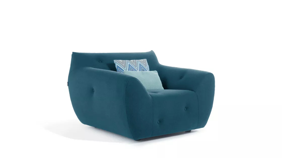 informel outdoor | Armchair with low back
