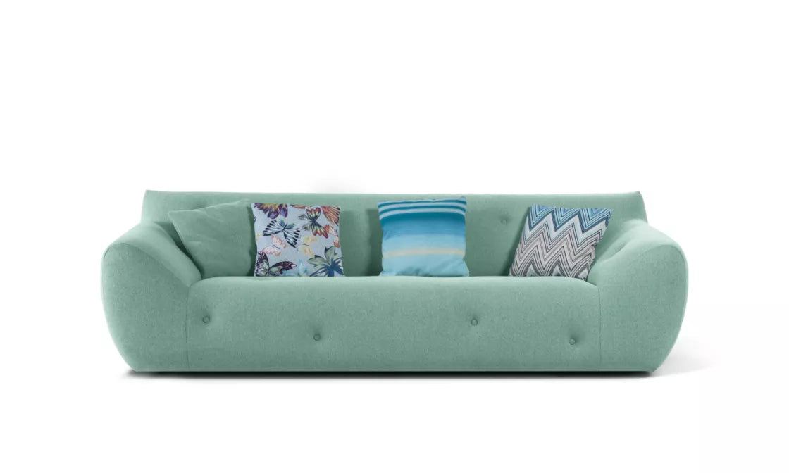 informel outdoor | Large 3-seat sofa with low back