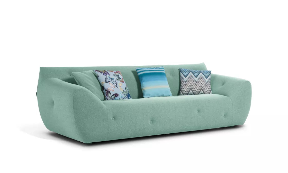 informel outdoor | Large 3-seat sofa with low back