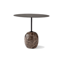 LN9 Lato Table-Warm Black/Emperador Marble - view 1