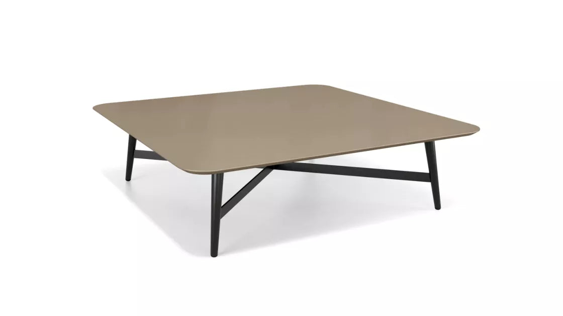 octet | Square coffee table - lacquered MDF top.