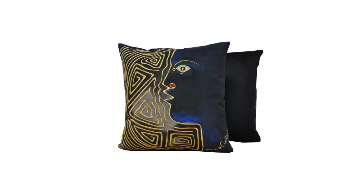 orphee | Cushion - Profil Bleu