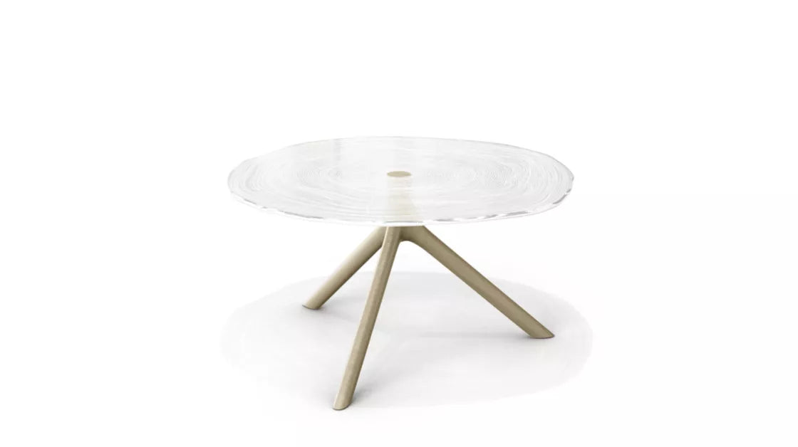 plexiwood | cocktail table - d.70cm