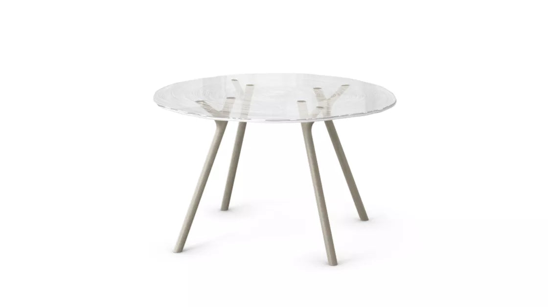 plexiwood | dining table - d. 110cm