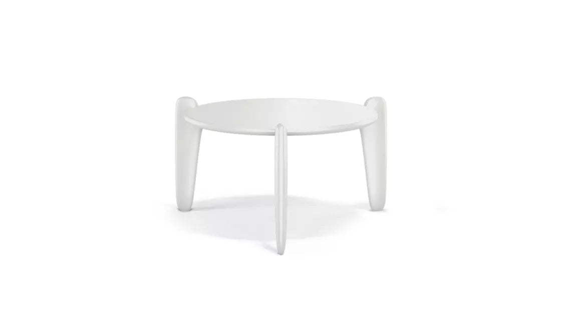 pulp | Round cocktail table - Matte lacquer